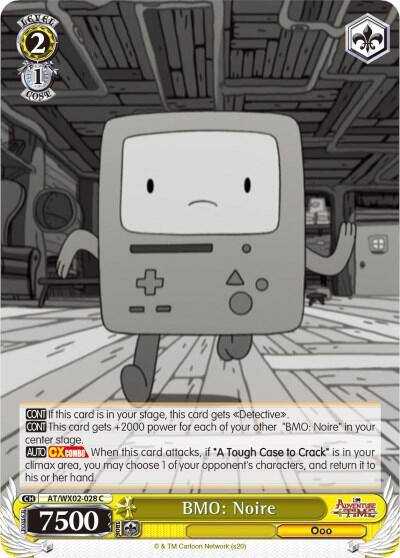 BMO Noire AT/WX02-028 C Adventure Time Card