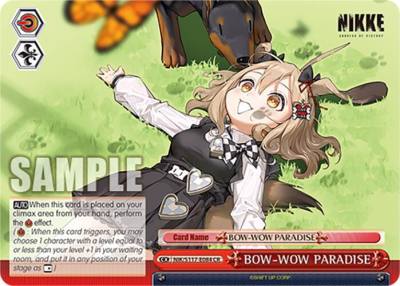 BOW WOW PARADISE NIK/S117-E084 CR GODDESS OF VICTORY: NIKKE Card