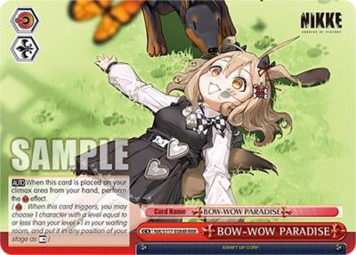 BOW WOW PARADISE RRR NIK/S117-E084R RRR GODDESS OF VICTORY: NIKKE Card