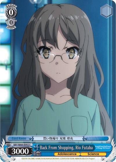 Back From Shopping Rio Futaba SBY/W64-E092 C Rascal Does Not Dream of Bunny Girl Senpai Card