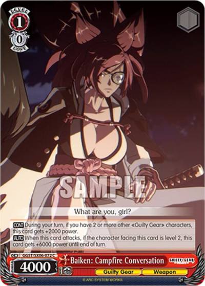 Baiken Campfire Conversation GGST/SX06-072 C Guilty Gear -Strive- Card