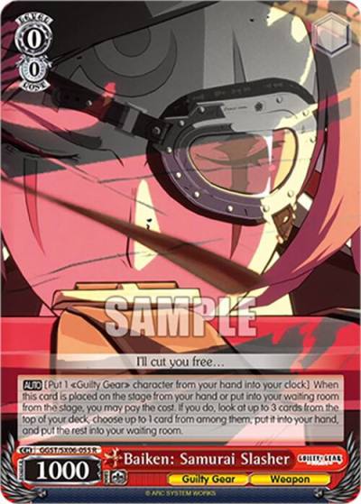 Baiken Samurai Slasher GGST/SX06-055 R Guilty Gear -Strive- Card