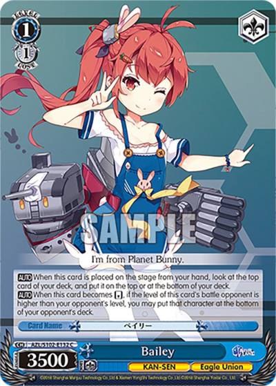Bailey AZL/S102-E132 C Azur Lane Card