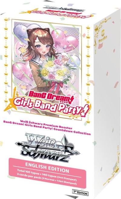 BanG Dream Girls Band Party Countdown Collection Premium Booster Box  BanG Dream! Girls Band Party! Countdown Collection Premium Booster Card