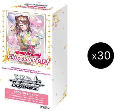 BanG Dream Girls Band Party Countdown Collection Premium Booster Box Case  BanG Dream! Girls Band Party! Countdown Collection Premium Booster Card