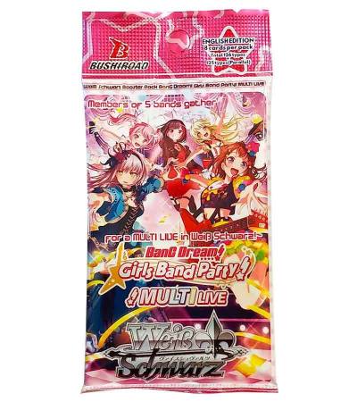 BanG Dream Girls Band Party MULTI LIVE Booster Pack BanG Dream! Girls Band Party! MULTI LIVE Card