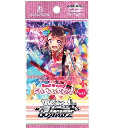 BanG Dream Girls Band Party Vol2 Booster Pack  BanG Dream! Girls Band Party! Vol.2 Card