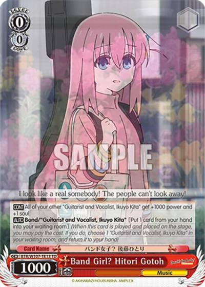Band Girl Hitori Gotoh BTR/W107-TE13 TD BOCCHI THE ROCK! Card