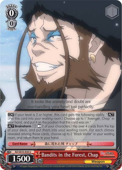 Bandits in the Forest Chap Parallel Foil RZ/SE35-E44 U Re:ZERO: The Frozen Bond Card