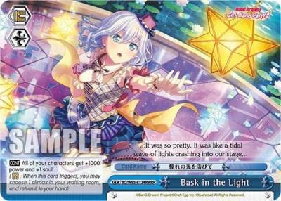 Bask in the Light RRR BD/W95-E124R RRR BanG Dream! Girls Band Party! 5th Anniversary Card