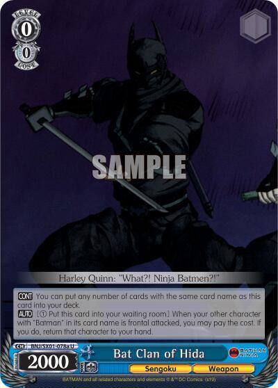 Bat Clan of Hida A BNJ/SX01-078a U Batman Ninja Card
