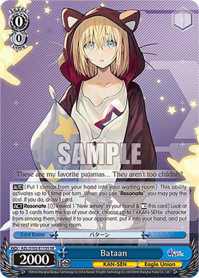 Bataan SR AZL/S102-E113S SR Azur Lane Card