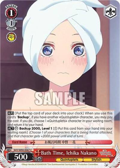 Bath Time Ichika Nakano 5HY/W90-E067 C The Quintessential Quintuplets 2 Card