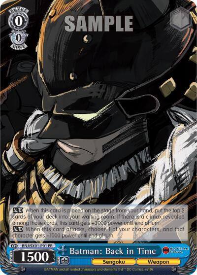 Batman Back in Time BNJ/SX01-P01 PR Batman Ninja Card