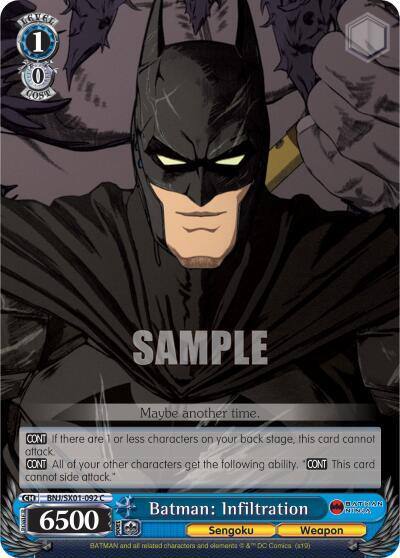 Batman Infiltration BNJ/SX01-092 C Batman Ninja Card
