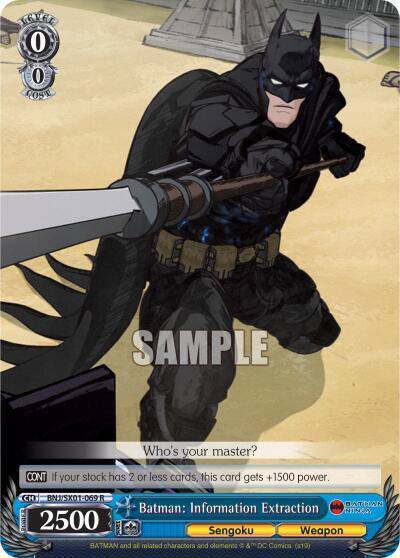 Batman Information Extraction BNJ/SX01-069 R Batman Ninja Card