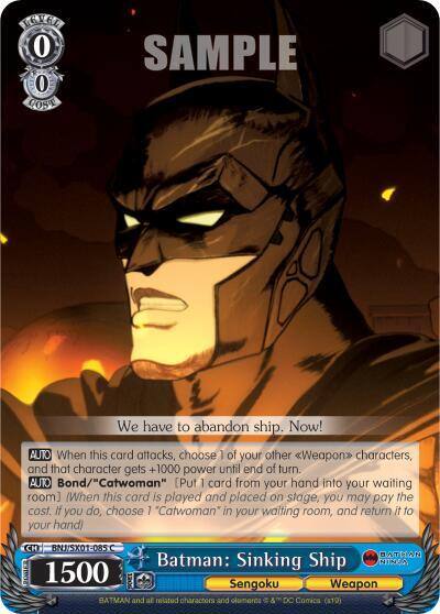 Batman Sinking Ship BNJ/SX01-085 C Batman Ninja Card