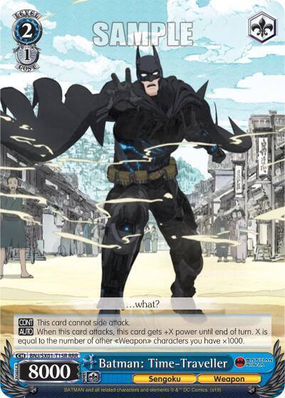 Batman Time Traveller RRR BNJ/SX01-T15R RRR Batman Ninja Card