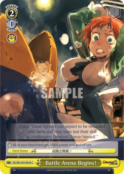 Battle Arena Begins DG/EN-S03-E039 C Disgaea Card