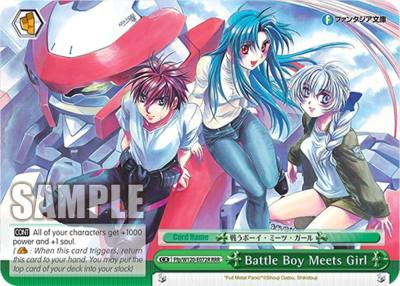 Battle Boy Meets Girl RRR Ffp/W120-E072R RRR Fujimi Fantasia Bunko Vol.2 Card