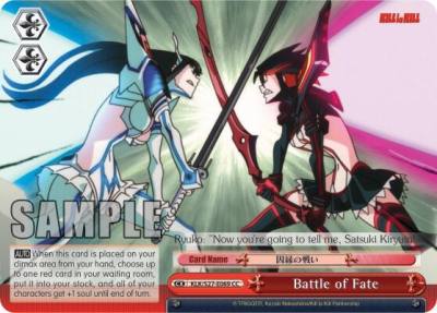 Battle of Fate KLK/S27-E069 CC KILL la KILL Card