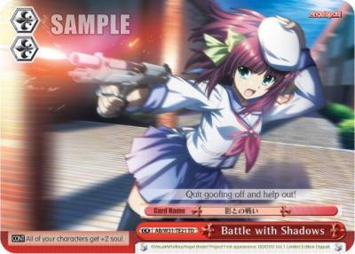 Battle with Shadows AB/W31-TE21 TD Angel Beats! Re:Edit Card