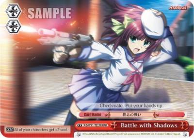 Battle with Shadows RRR AB/W31-TE21R RRR Angel Beats! Re:Edit Card