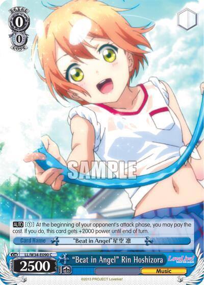 Beat in Angel Rin Hoshizora LL/W34-E090 C Love Live! Vol. 2 Card