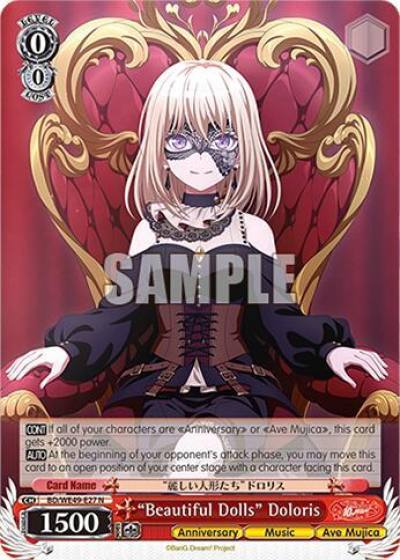 Beautiful Dolls Doloris BD/WE49-E27 BanG Dream! 10th Anniversary! Premium Booster Card