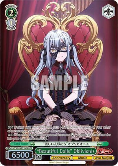 Beautiful Dolls Oblivionis BDR BD/WE49-E23BDR BanG Dream! 10th Anniversary! Premium Booster Card