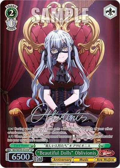 Beautiful Dolls Oblivionis SP BD/WE49-E23SP BanG Dream! 10th Anniversary! Premium Booster Card