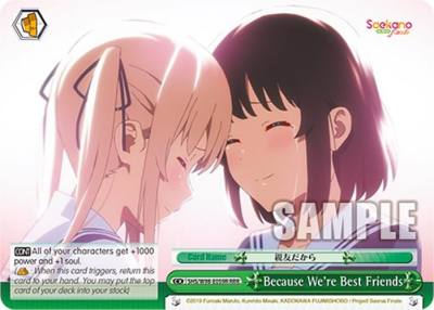 Because Were Best Friends RRR SHS/W98-E059R RRR Saekano the Movie: Finale Card