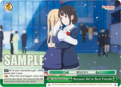 Because Were Best Friends SHS/W98-E059 CC Saekano the Movie: Finale Card