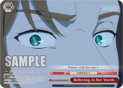 Believing in Her Words OFR SFN/S108-E068OFR OFR Frieren: Beyond Journey’s End Card