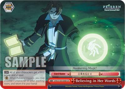 Believing in Her Words SFN/S108-E068 CR Frieren: Beyond Journey’s End Card