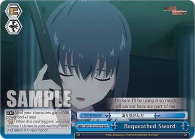 Bequeathed Sword RRR ARI/S103-E097R RRR Arifureta: From Commonplace to World's Strongest Card