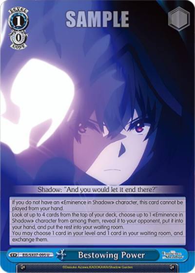 Bestowing Power EIS/SX07-095 The Eminence in Shadow Card