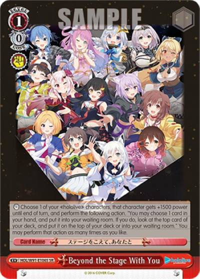 Beyond the Stage With You SR HOL/W91-E106S SR hololive production Card