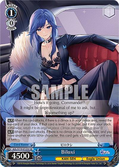Biloxi SR AZL/S119-E123S SR Azur Lane Vol. 2 Card