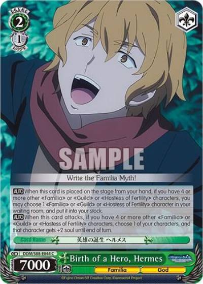 Birth of a Hero Hermes DDM/S88-E044 C Is it Wrong to Try to Pick Up Girls in a Dungeon? Card