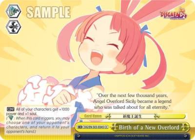 Birth of a New Overlord DG/EN-S03-E045 CC Disgaea Card