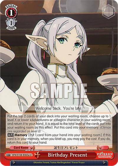 Birthday Present A SFN/S108-E065a U Frieren: Beyond Journey’s End Card