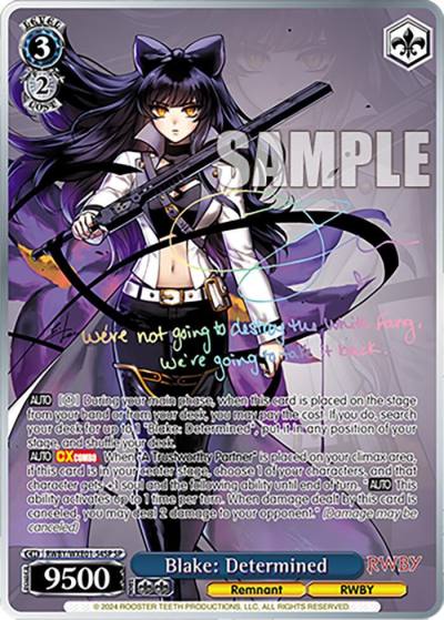 Blake Determined SP RWBY/WXE01-54SP SP RWBY Premium Booster Card