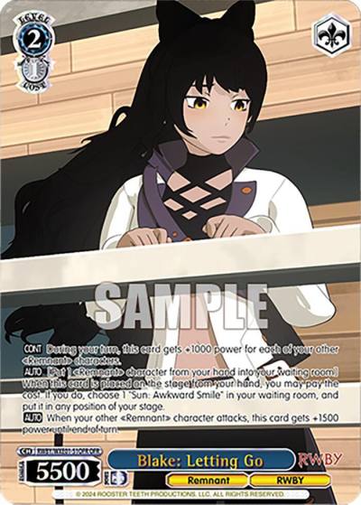 Blake Letting Go OFR RWBY/WXE01-51OFR OFR RWBY Premium Booster Card