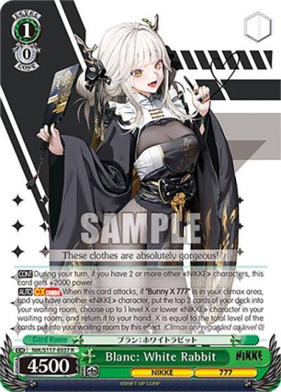 Blanc White Rabbit NIK/S117-E037 R GODDESS OF VICTORY: NIKKE Card