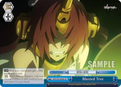 Blasted Tree Blue APO/S53-E098 CR Fate/Apocrypha Card