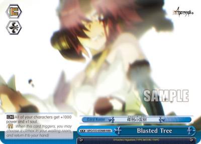Blasted Tree RRR APO/S53-E098R RRR Fate/Apocrypha Card