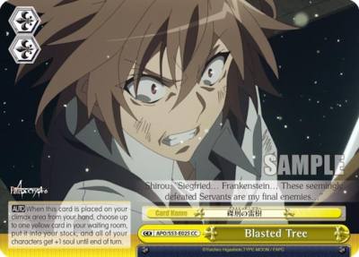 Blasted Tree Yellow APO/S53-E025 CC Fate/Apocrypha Card