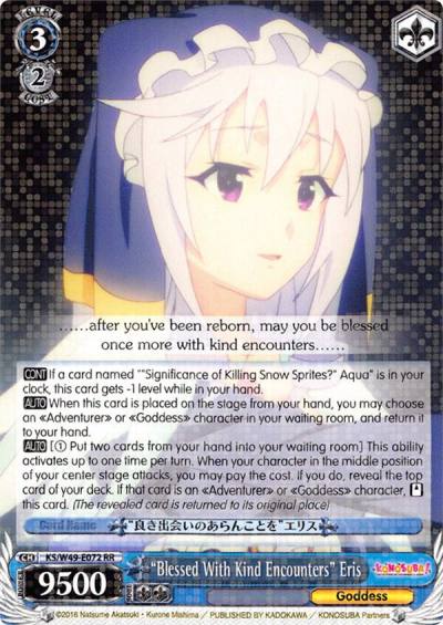 Blessed With Kind Encounters Eris KS/W49-E072 RR KonoSuba Card