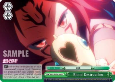 Blood Destruction NGL/S58-E050 CC No Game No Life Card